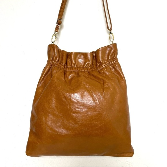 HOBO Prose oak cognac whiskey leather handbag boho bohemian minimalist - Picture 1 of 17